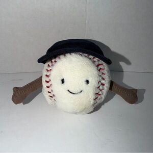 Jellycat AMUSEABLE SPORTS BASEBALL Soft Plush Toy Collectible *Authentic*